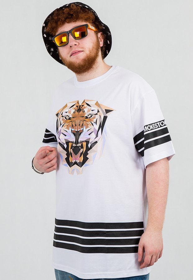 T-shirt SSG Tiger biały
