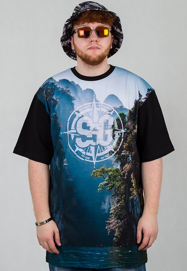 T-shirt SSG Waterfall czarny