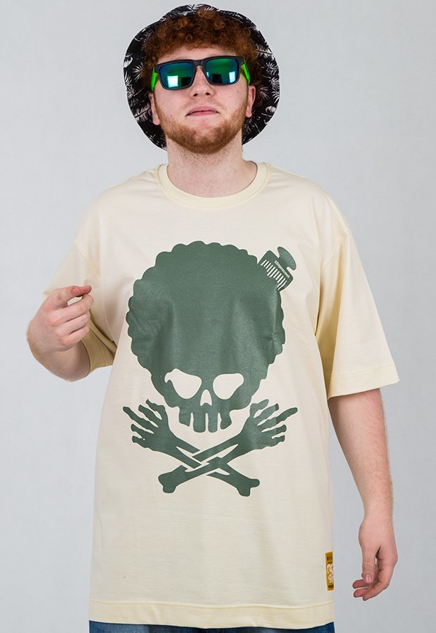 T-shirt Stoprocent Afro beige