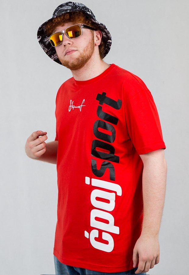 T-shirt Stoprocent CS Vert czerwony