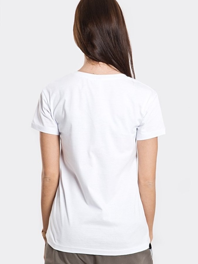 T-shirt Stoprocent Fakju biały