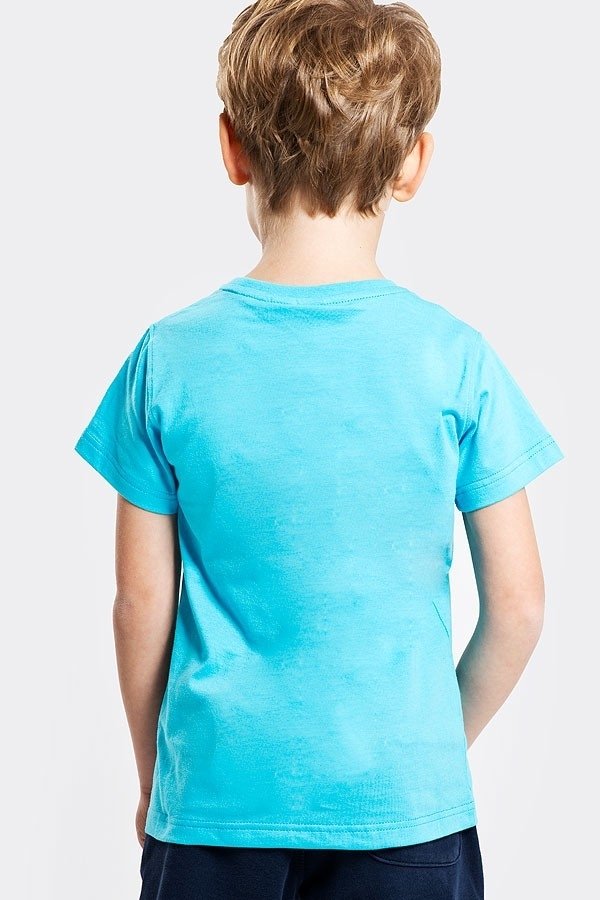 T-shirt Stoprocent Klocki niebieski