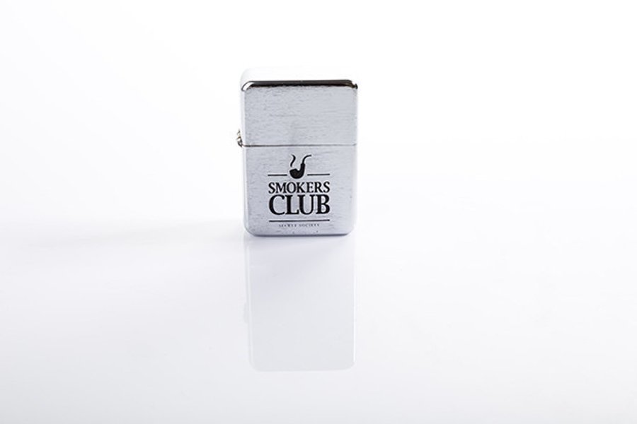 Zapalniczka Diamante Wear 'Smokers Club' Silver Cube